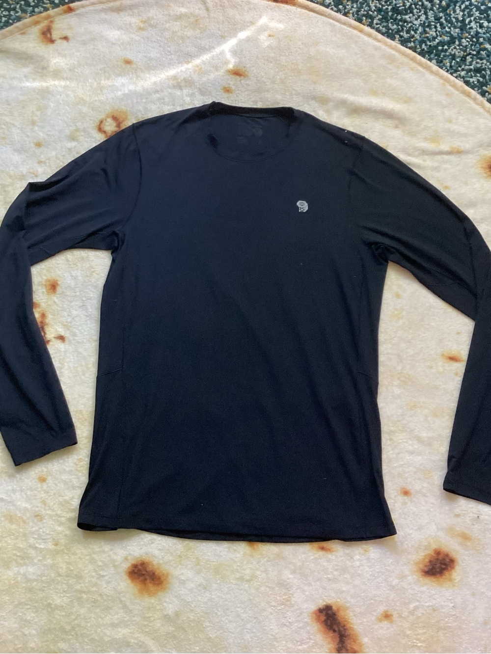Mountain Hardwear Black Long-Sleeve Crew Shirt